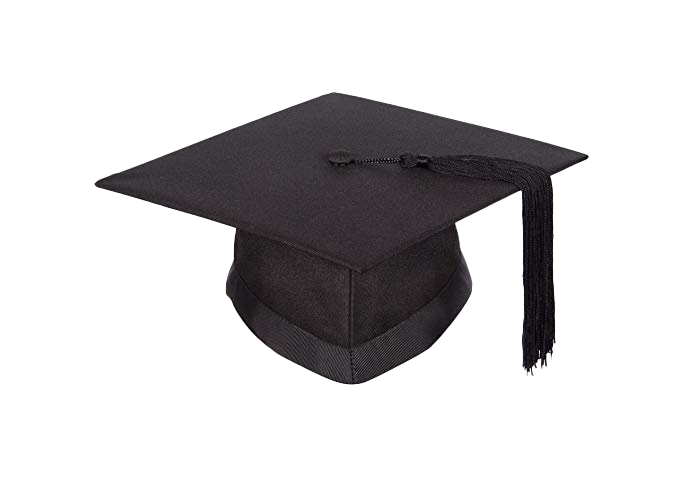 Graduation Hats Background PNG