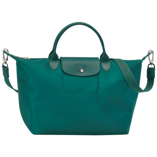 Green Longchamp Handbag PNG Clipart Background