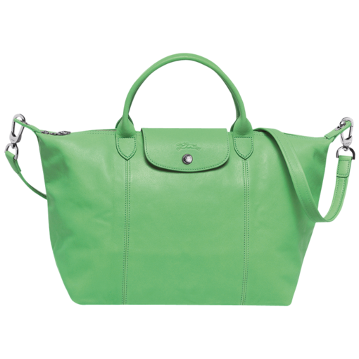 Green Longchamp Handbag PNG HD Quality