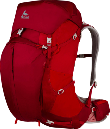 Gregory Red Backpack PNG Clipart Background