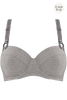 Grey Bra PNG Clipart Background