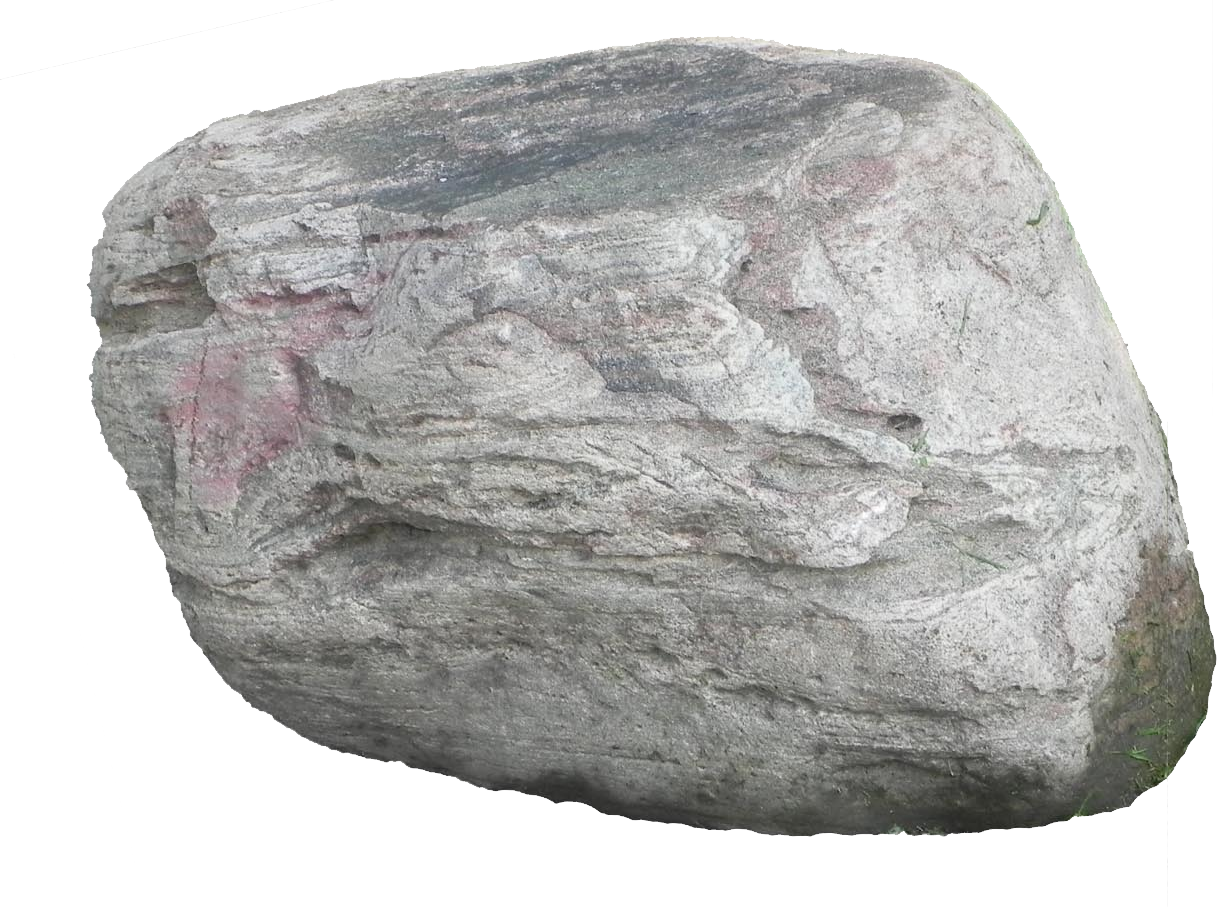 Grey Massive Rock Transparent File