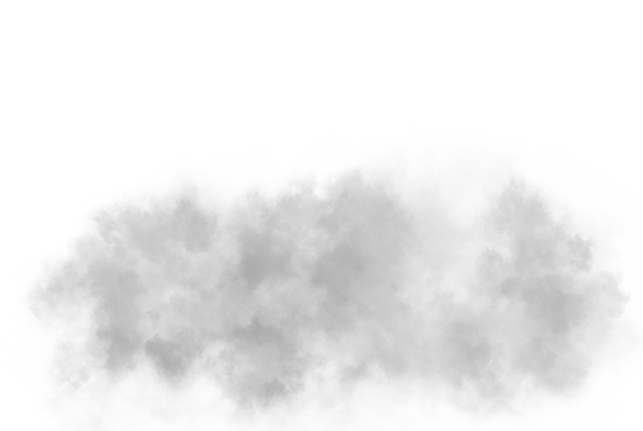 Grey Smoke Cloud PNG Clipart Background