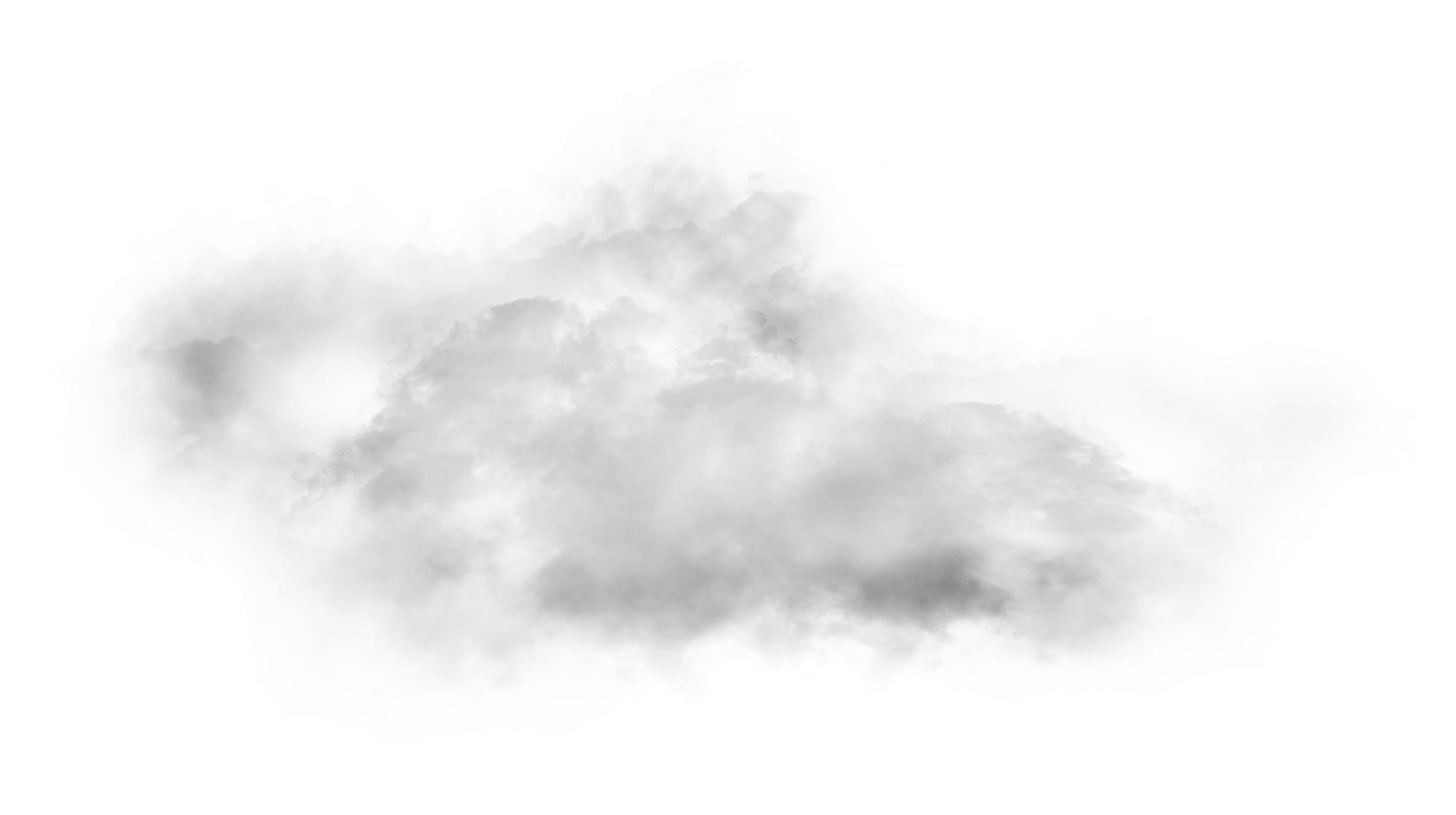 Grey Smoke Cloud Transparent Image