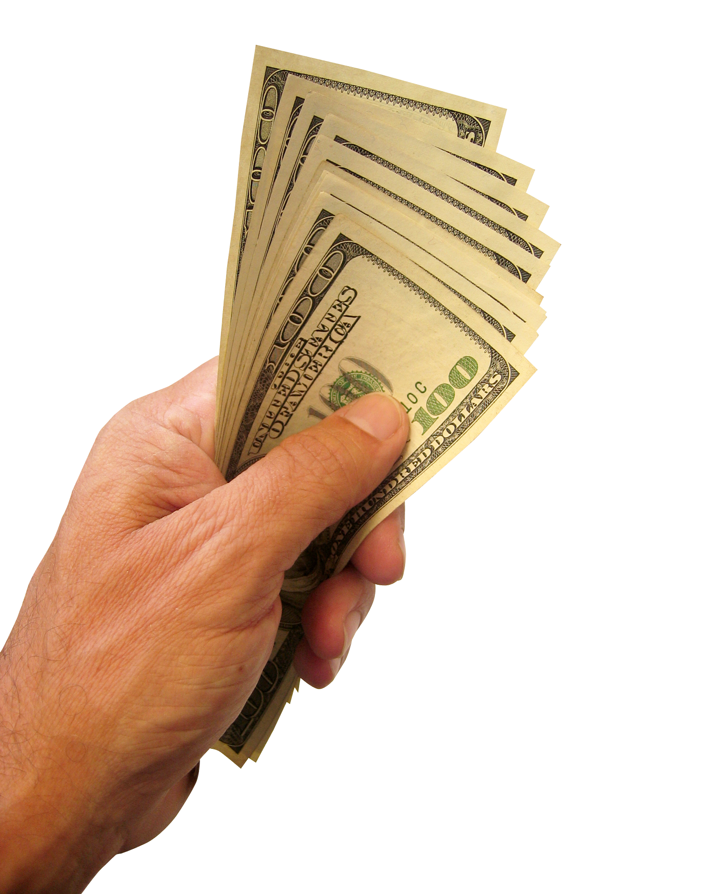 Hand Holding Cash Money Download Free PNG