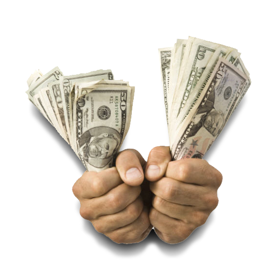 Hand Holding Cash Money Free PNG