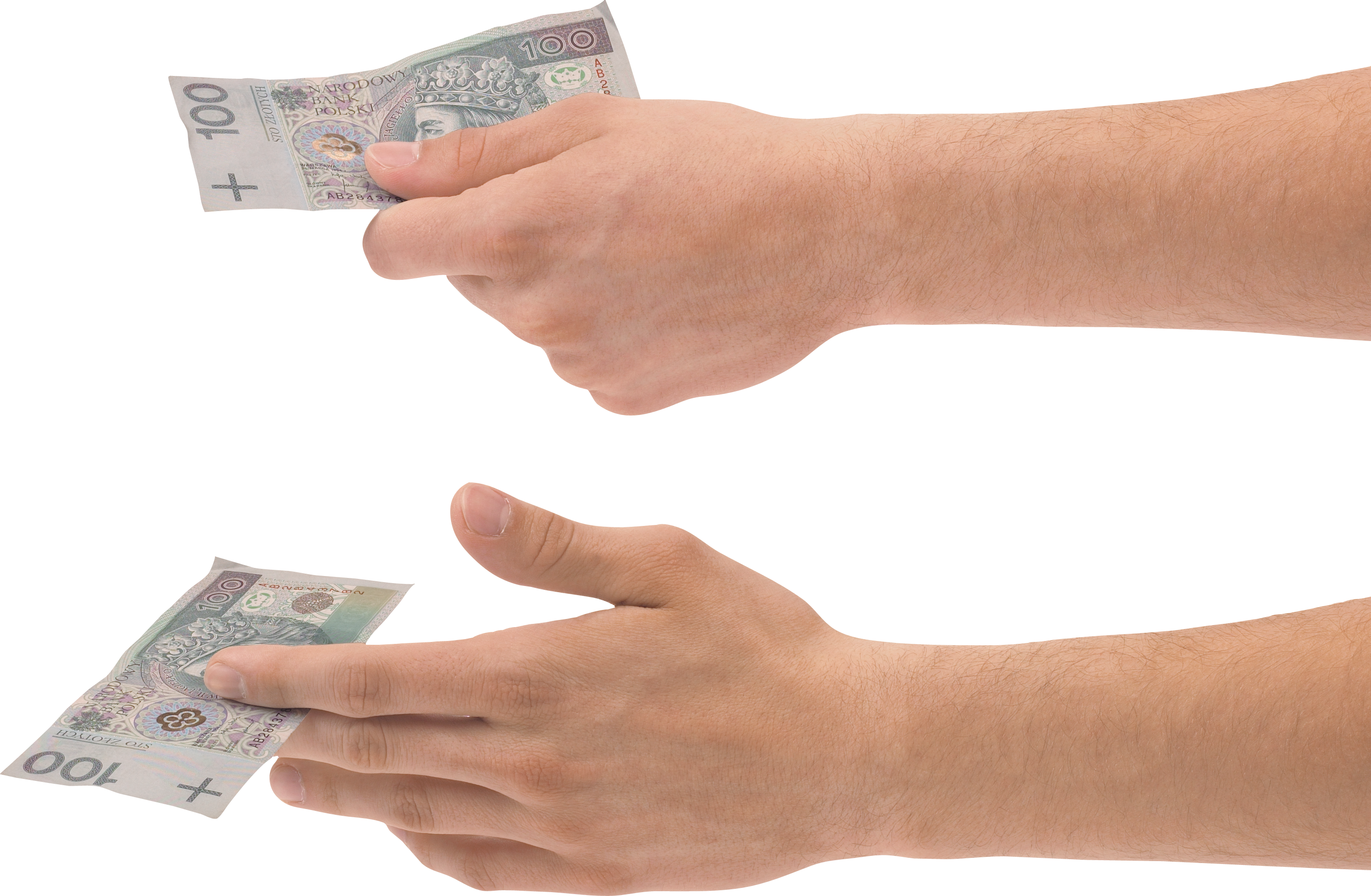 Hand Holding Cash Money PNG Clipart Background