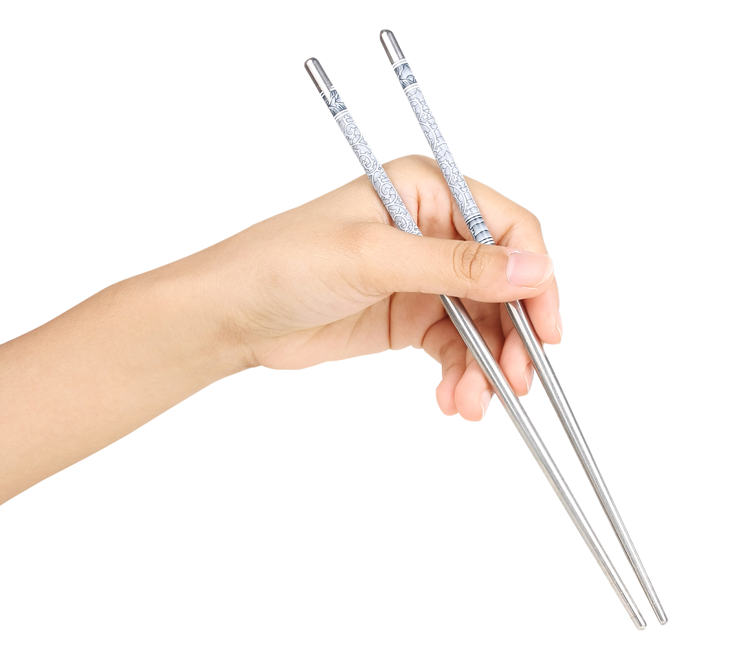 Hand Holding Chopsticks PNG Clipart Background