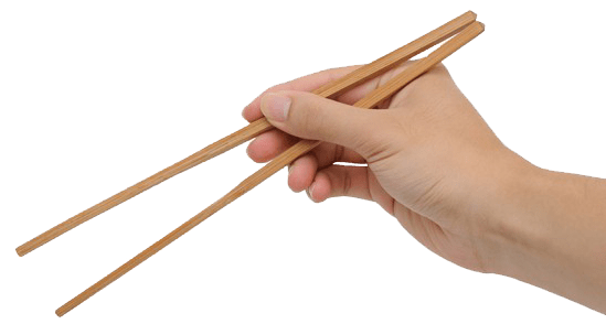 Hand Holding Chopsticks PNG HD Quality
