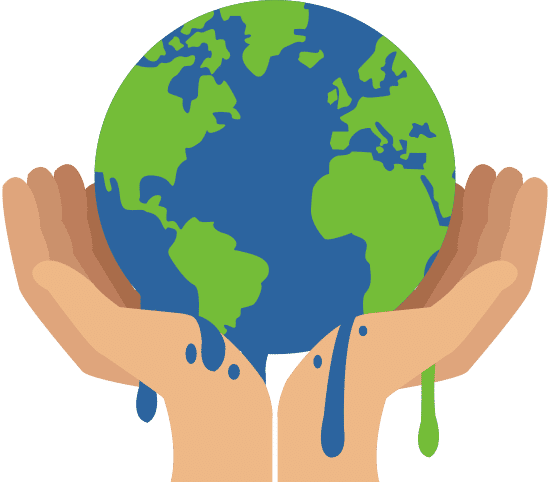 Hand Holding Earth PNG Clipart Background