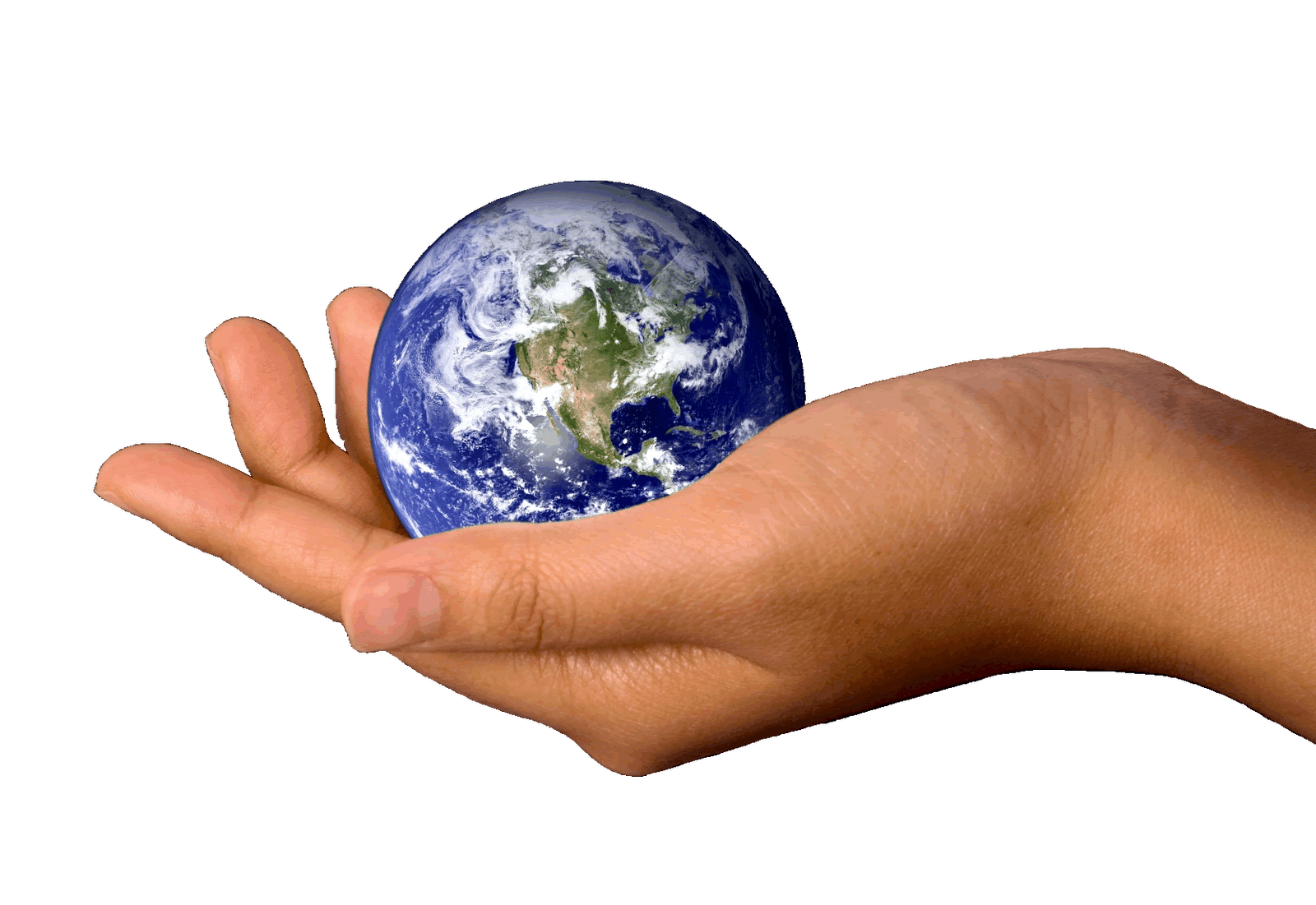 Hand Holding Earth PNG Images HD