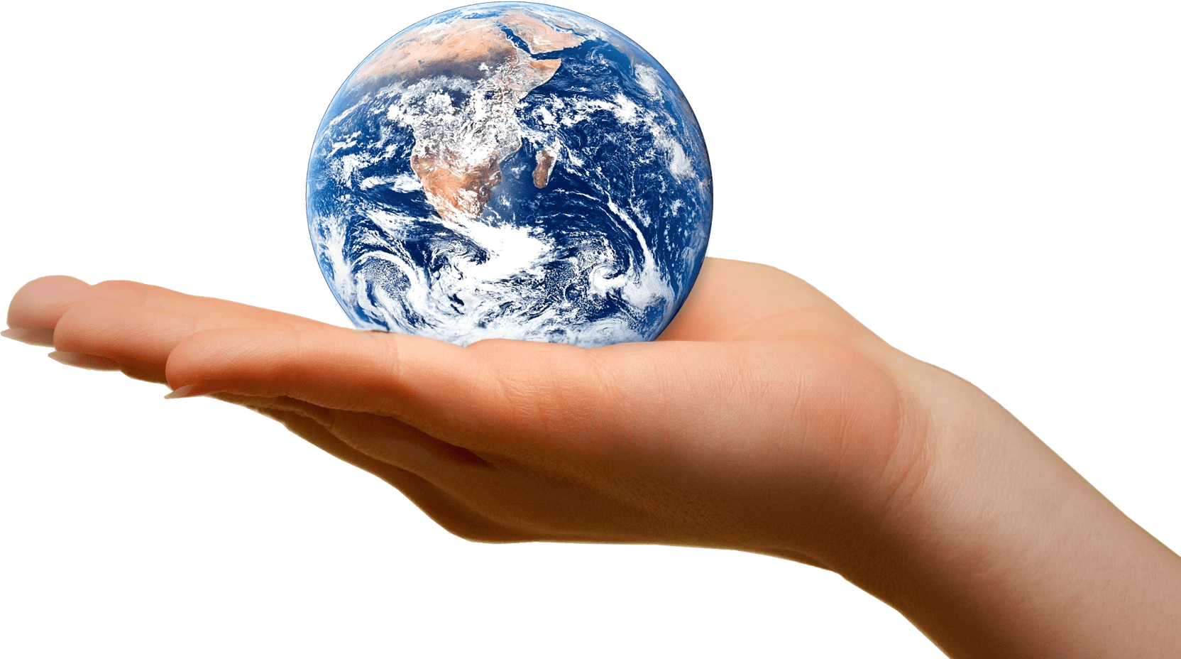 Hand Holding Earth PNG Photo Image
