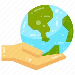Hand Holding Earth Transparent File