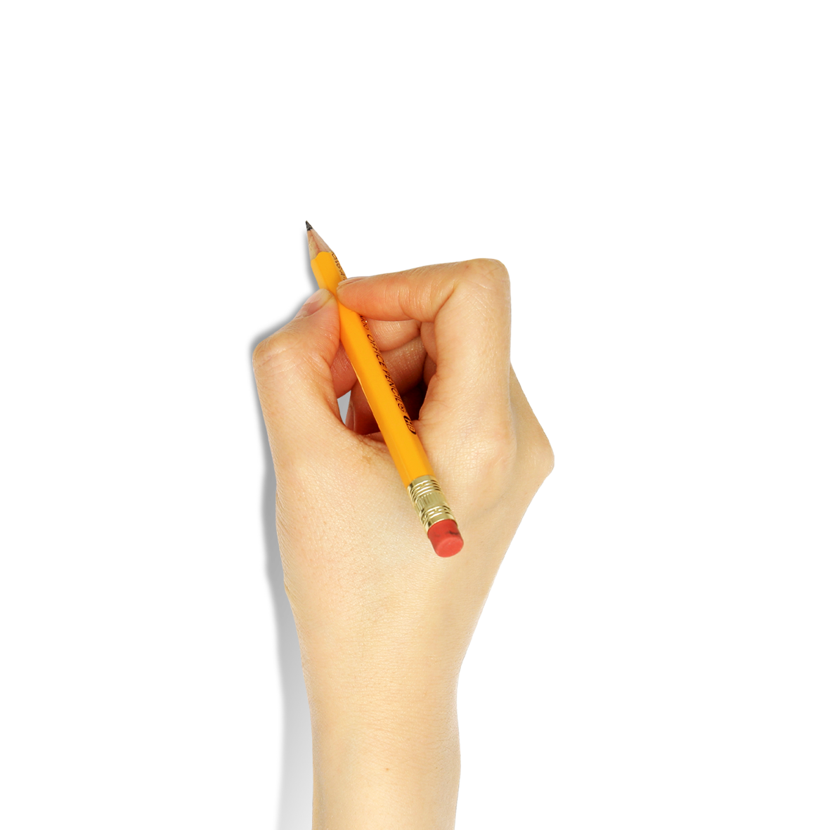 Hand Holding Pen PNG Background