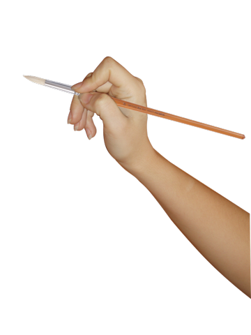 Hand Holding Pen Transparent File