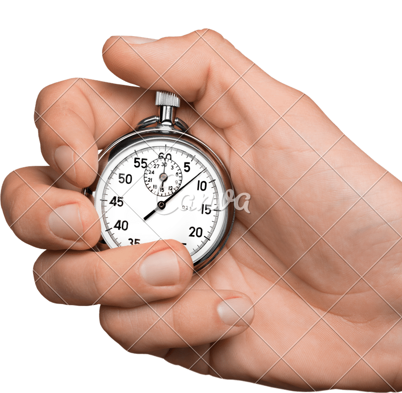 Hand Stopwatch PNG Background