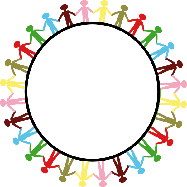 Hands Circle Background PNG