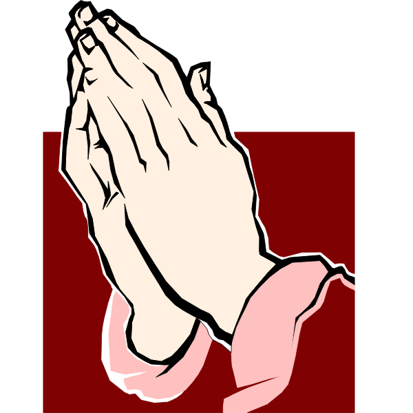 Hands Praying Clipart Background PNG Image