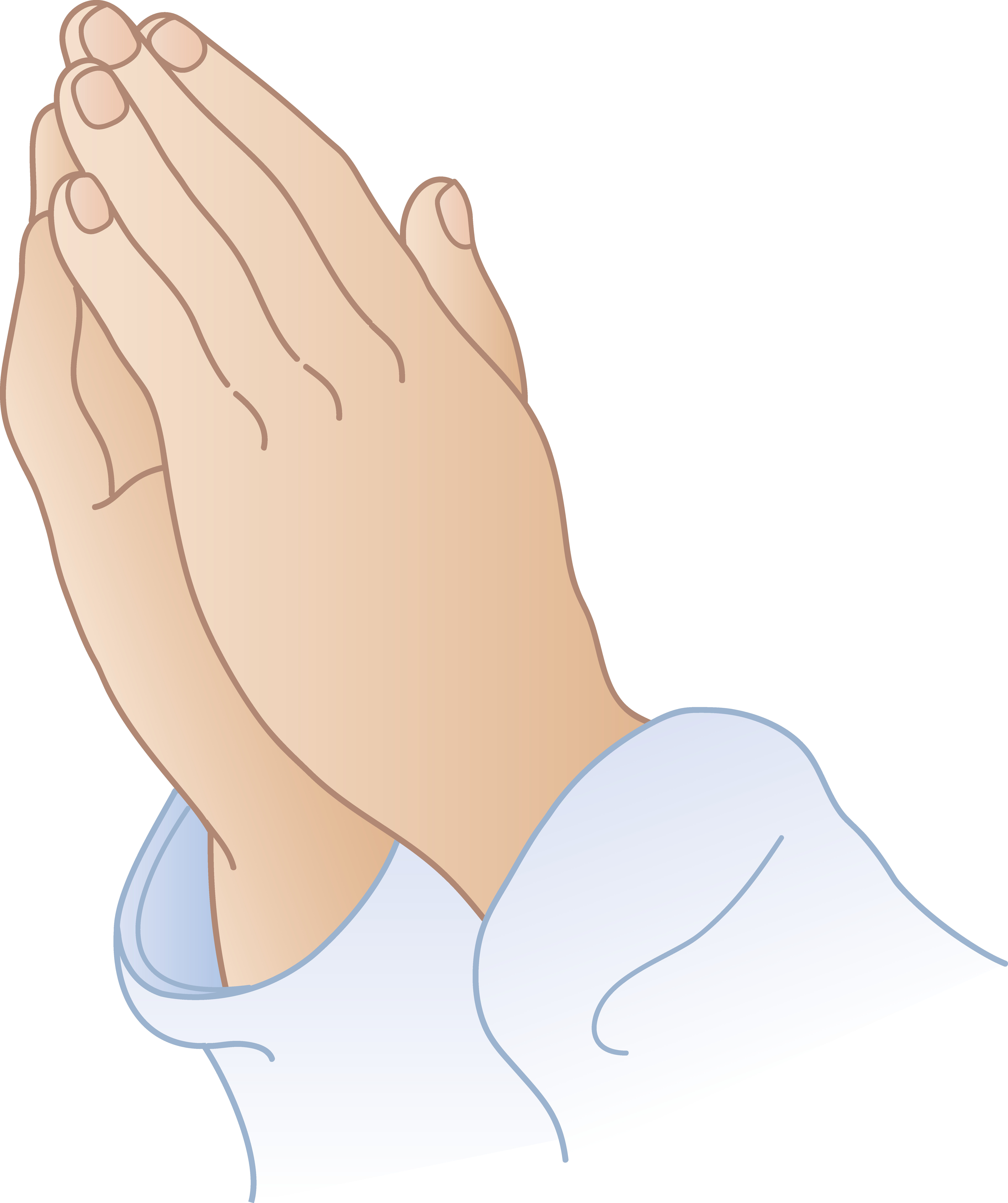 Hands Praying Clipart Transparent PNG