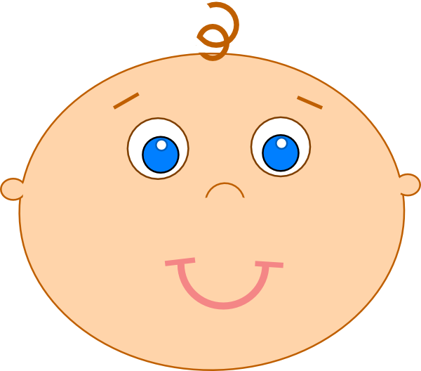 Happy Baby Face Transparent Background