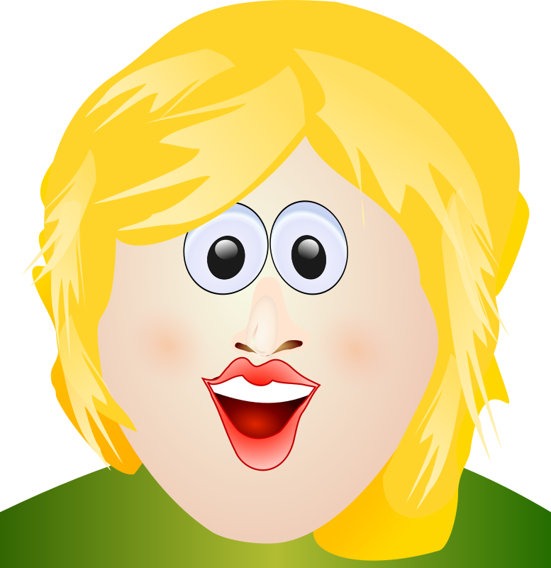 Happy Woman Blonde Download Free PNG