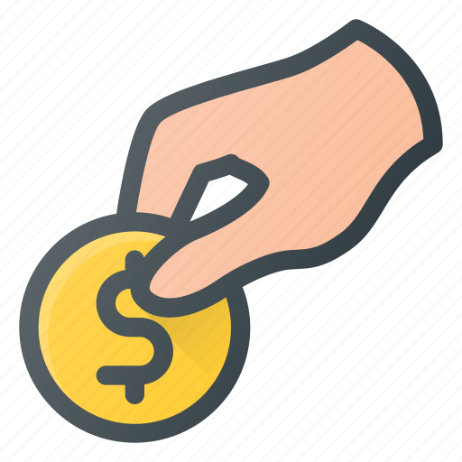 Holding Coin Hand Transparent Background