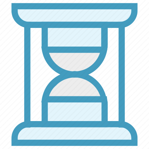 Hourglass Blue Sand PNG HD Quality