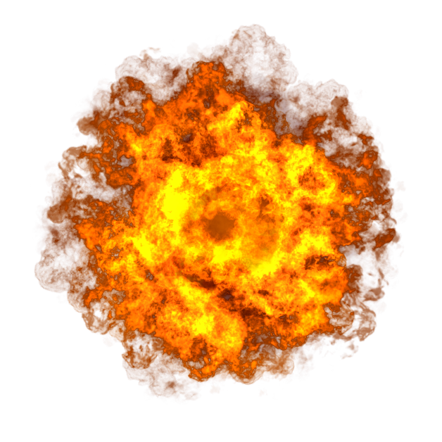 Huge Ball Of Fire PNG Clipart Background