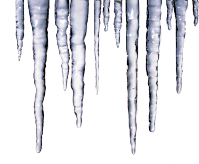 Icicles Water No Background