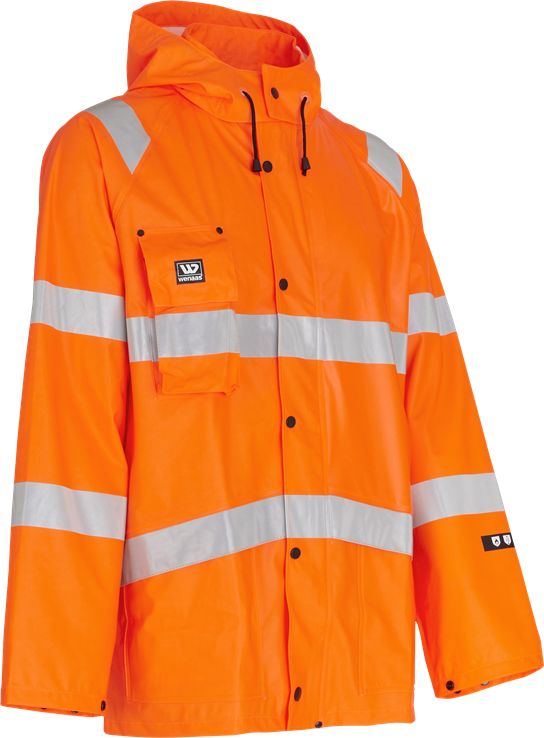 Jacket Rain Orange Free PNG