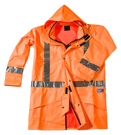 Jacket Rain Orange Transparent Background
