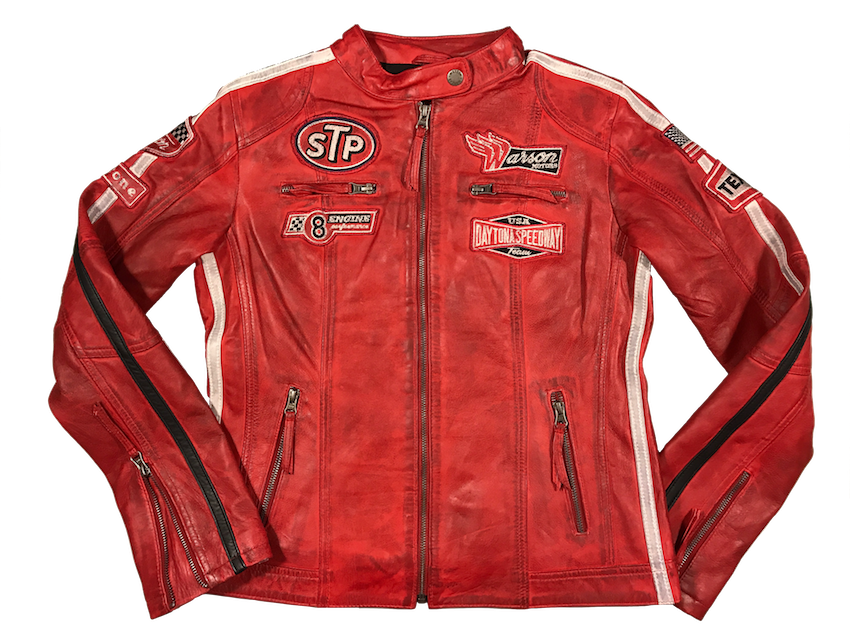 Jacket Red Leather PNG HD Quality