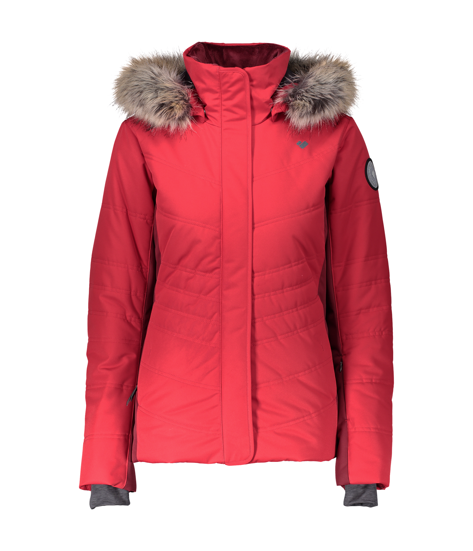 Jacket Red Winter Background PNG Image