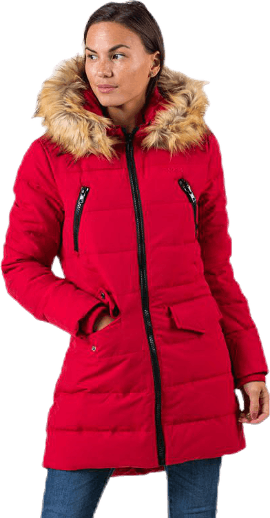 Jacket Red Winter PNG Clipart Background