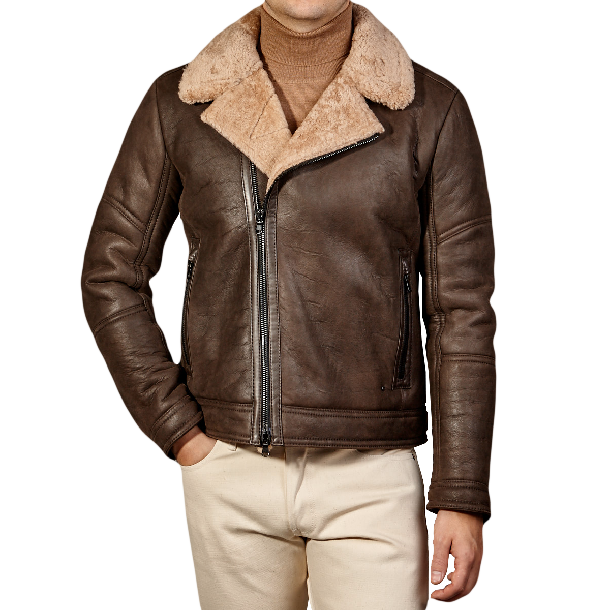 Jacket Winter Brown PNG Background | PNG Play