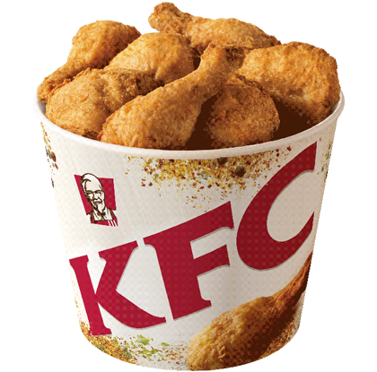 Kentucky Fried Chicken Bucket PNG Background