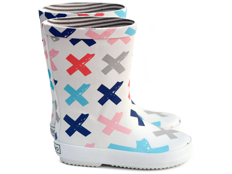 Kids Rain Boots Background PNG Image