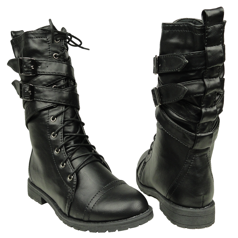 Lady Black Boots PNG Photos