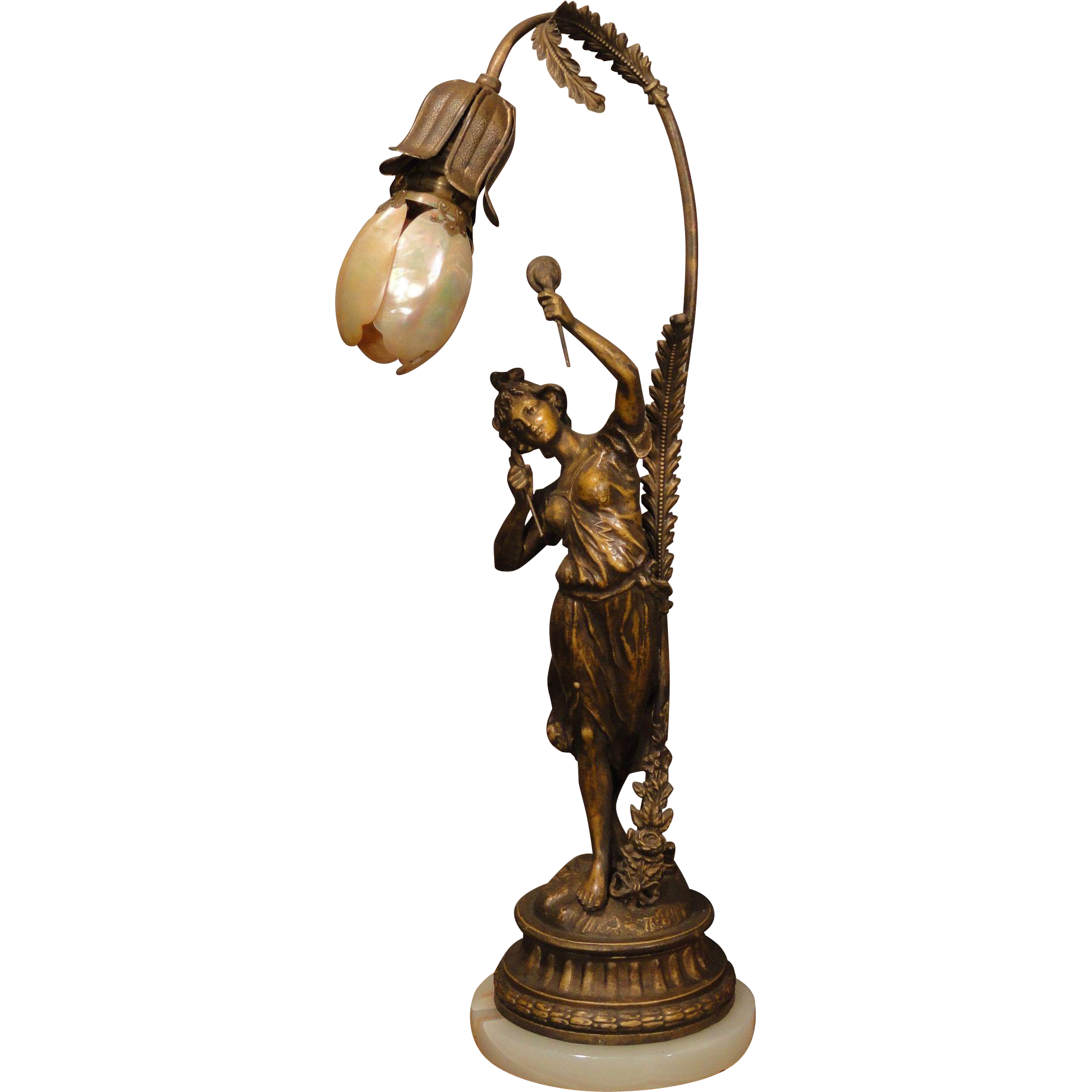 Lamp Art Nouveau PNG HD Quality