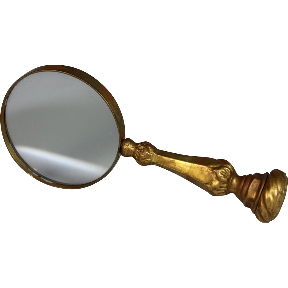 Large Magnifying Glass Background PNG Image