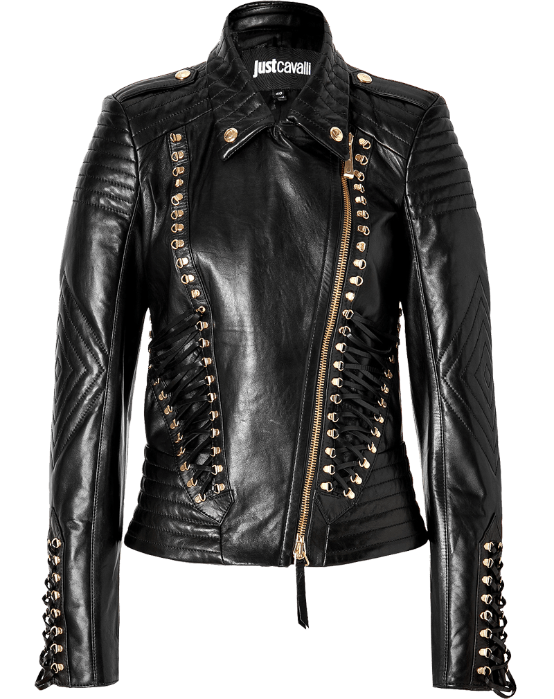 Leather Women Jacket Transparent Background