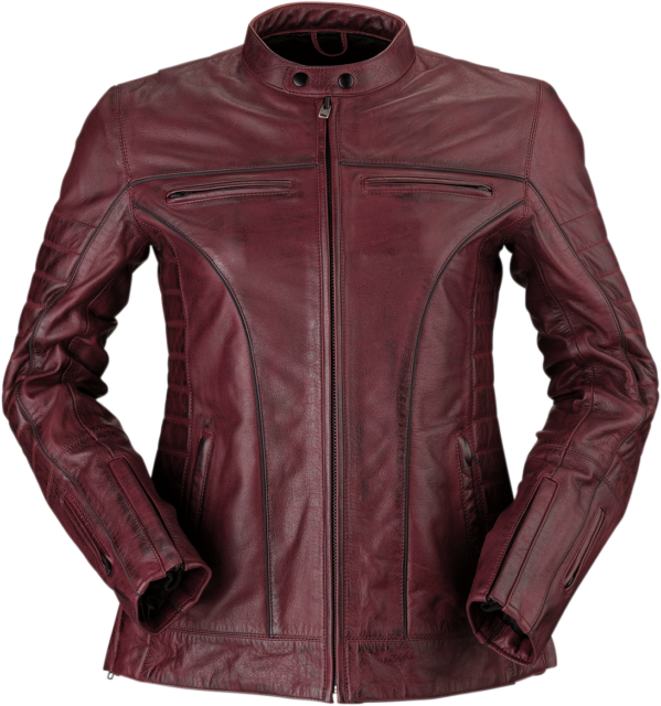 Leather Women Jacket Transparent File