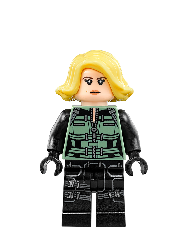 Lego Black Widow Background PNG Image