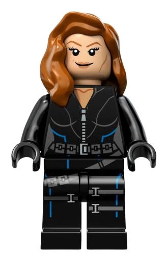 Lego Black Widow Transparent Background