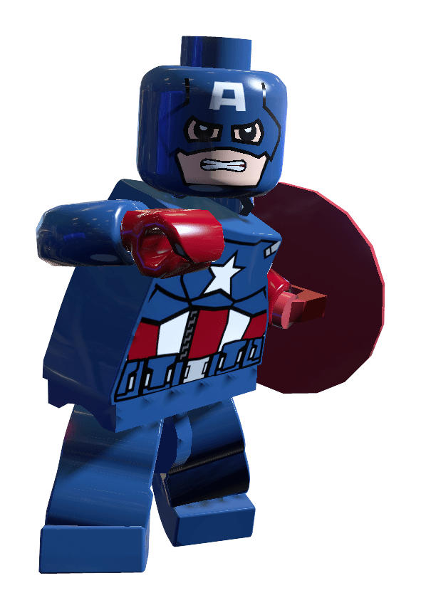 Lego Captain America Transparent File