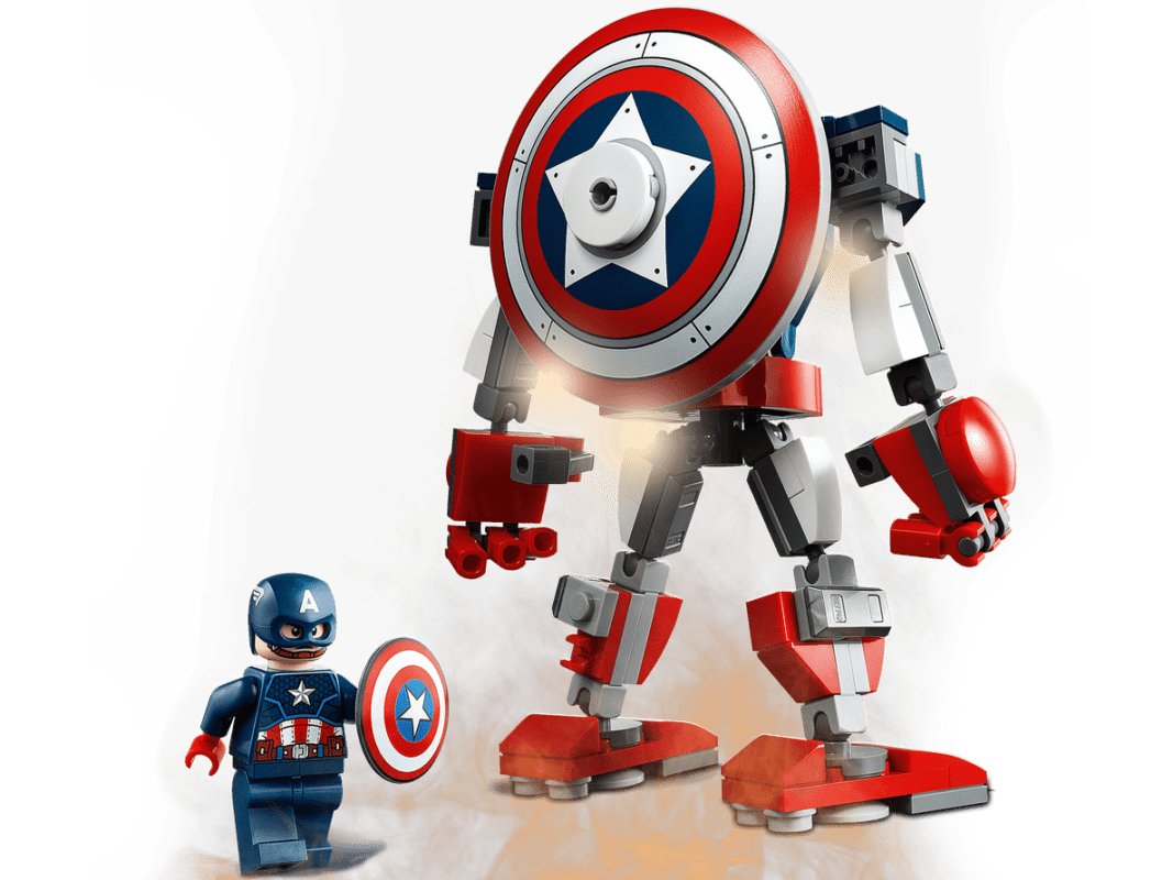 Lego Captain America Transparent PNG