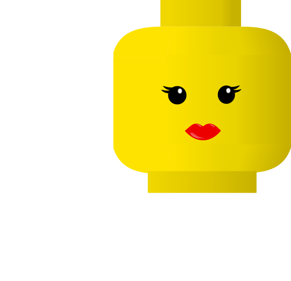 Lego Face Background PNG Image
