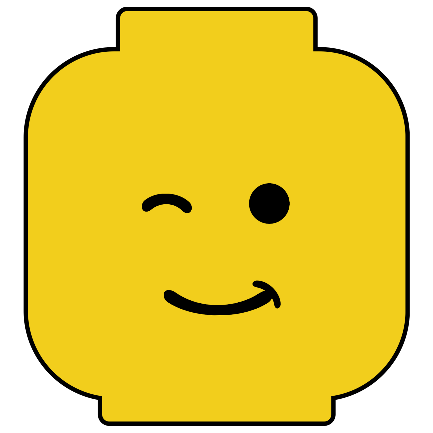 Lego Face PNG HD Quality