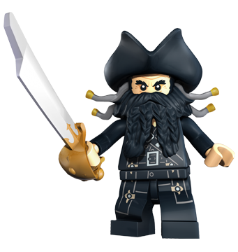 Lego Jack Sparrow Transparent File