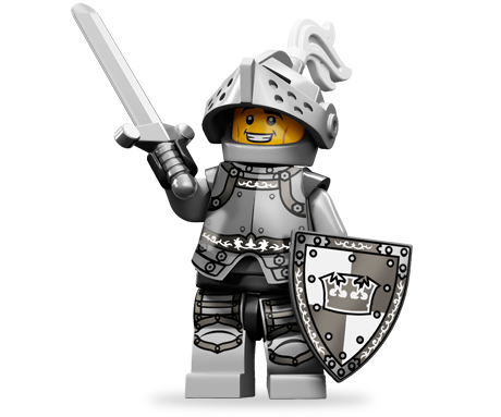 Lego Medieval Knight Background PNG Image